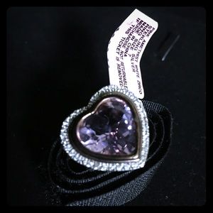Rose gold amethyst ring